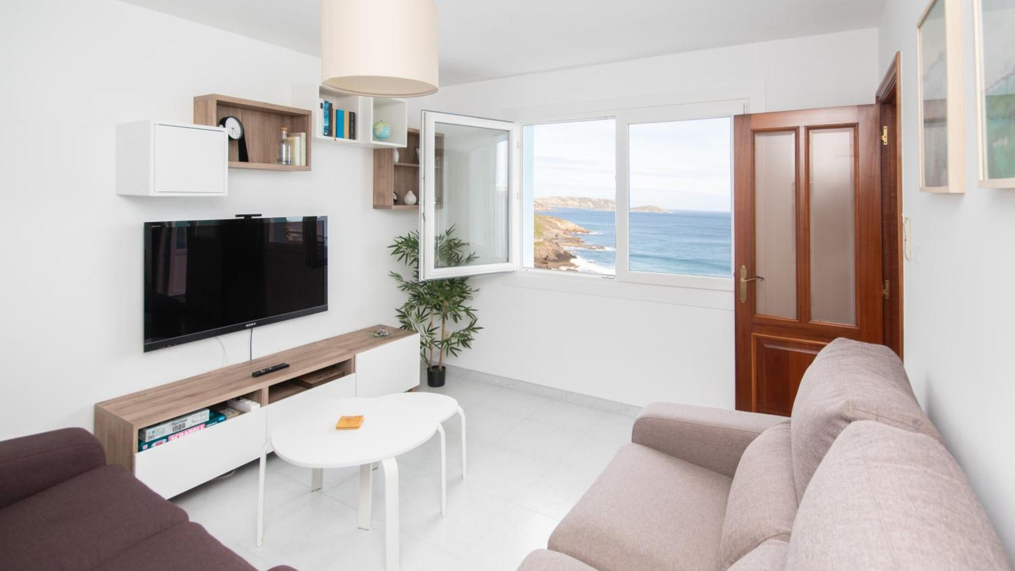 Ag Apartamento Nordes Malpica Primera Linea Playa Exterior foto