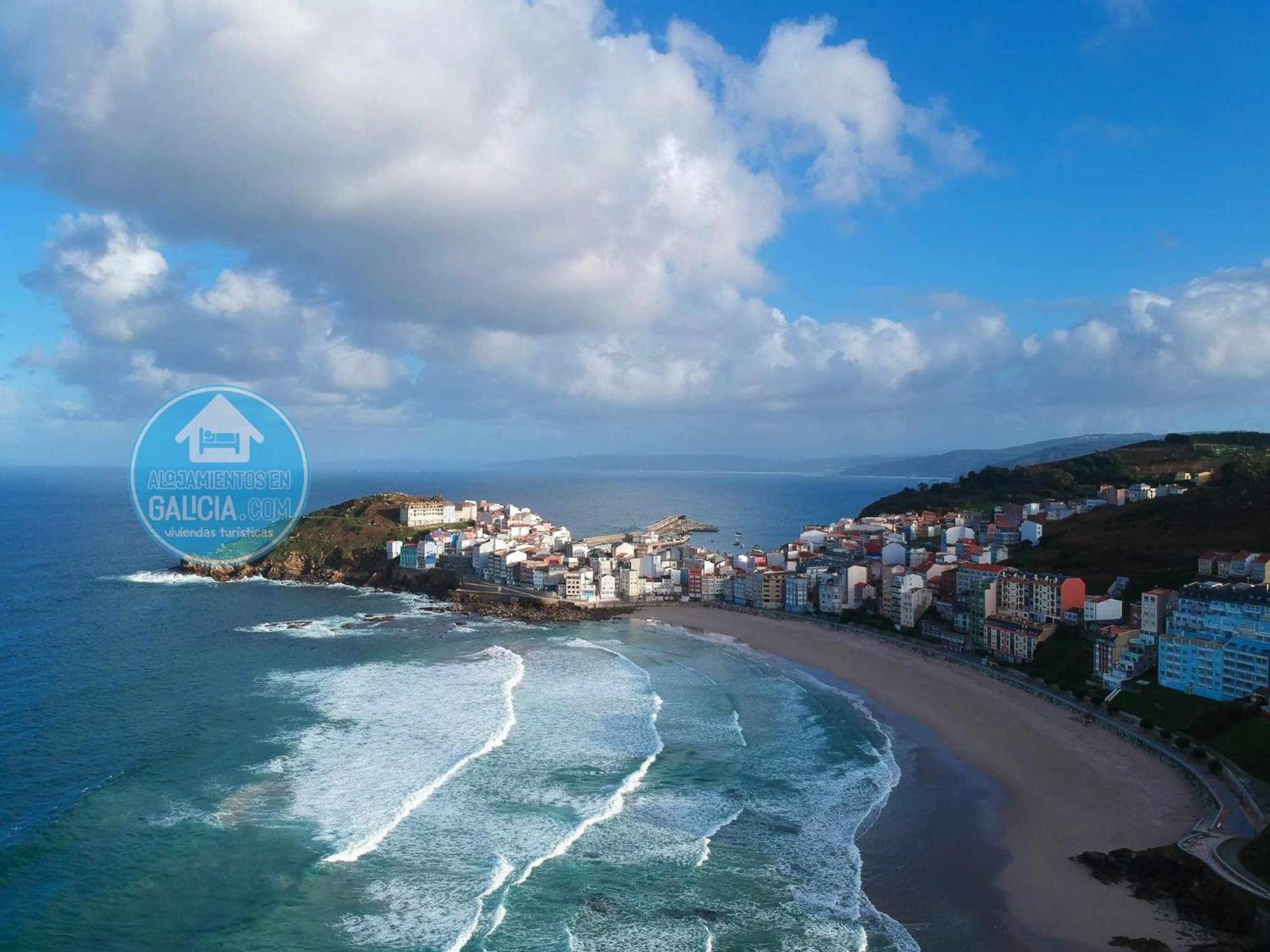 Ag Apartamento Nordes Malpica Primera Linea Playa Exterior foto