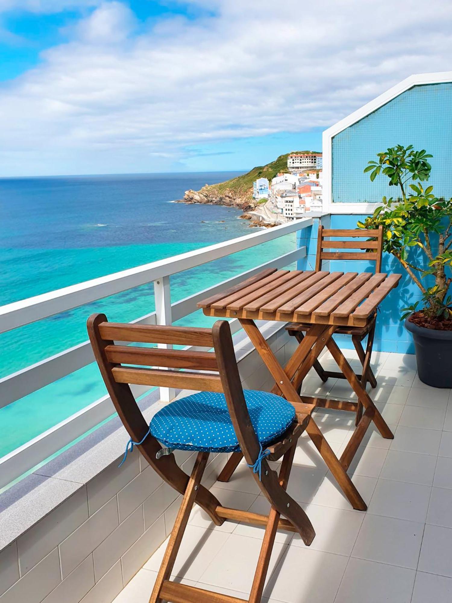 Ag Apartamento Nordes Malpica Primera Linea Playa Exterior foto